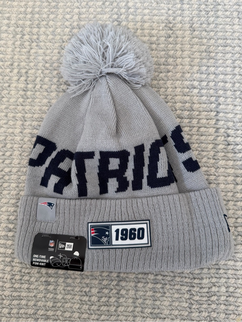 NWT - Patriots Beanie Hat